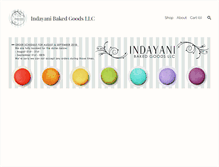 Tablet Screenshot of indayanibakedgoods.com